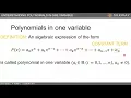 Grade 10 - Algebra