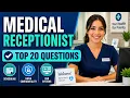 20 Medical Receptionist Interview Questions and Answers Front Desk HIPAA EHR