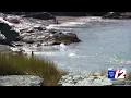 Officials warn monstrous waves can be dangerous even from the shore