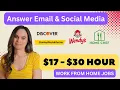 Wendy s No Talking Email Social Media More Work From Home Jobs 17 - 30 Hour USA Only