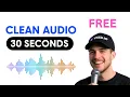 How to REMOVE Background Noise 🔉 | AI Clean Audio