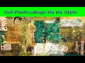 Gel Prints Bohemian Style collage