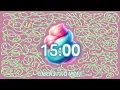 15 Minute Cotton Candy Bomb Timer