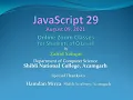 August 09 2021 JavaScript 29