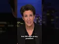 Maddow on Trump polling No president has ever botched the first hundred days more badly