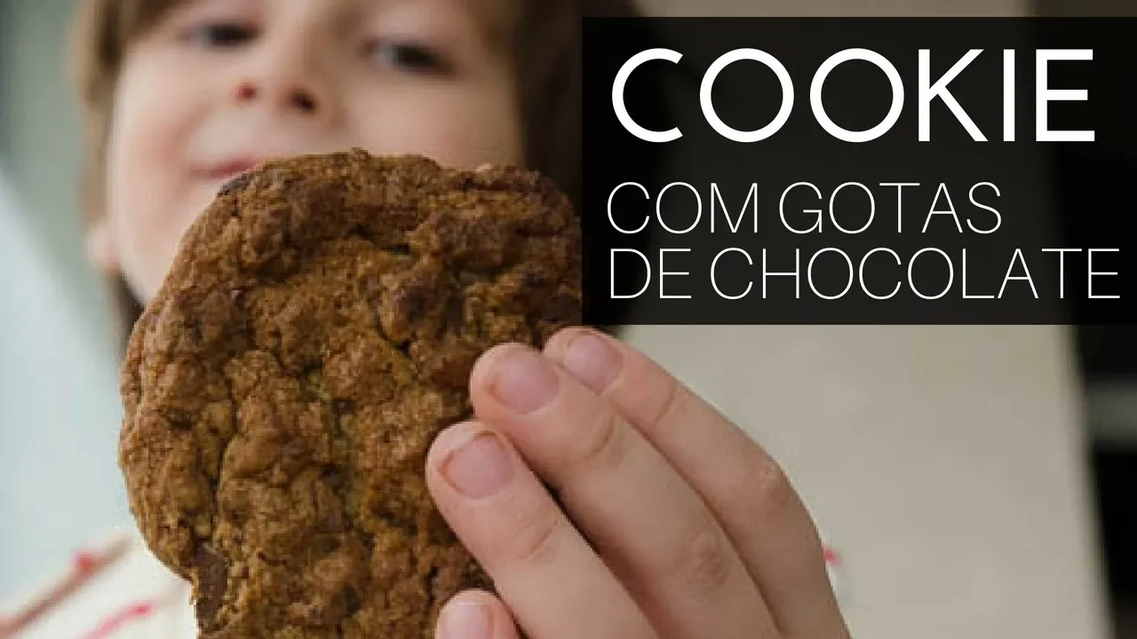 RECEITA DE COOKIES COM GOTINHAS DE CHOCOLATE A CASA ENCANTADA