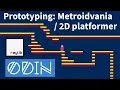 game prototyping Metroidvania-ish