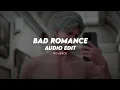 Download Lagu bad romance - lady gaga (edit audio)