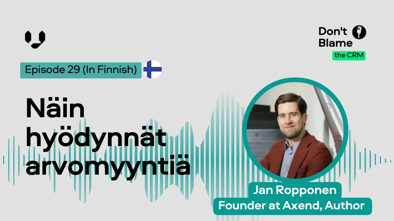 #29 [In Finnish] Näin hyödynnät arvomyyntiä ⏐ Jan Ropponen