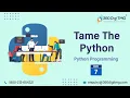 Python Session 09-12-2021