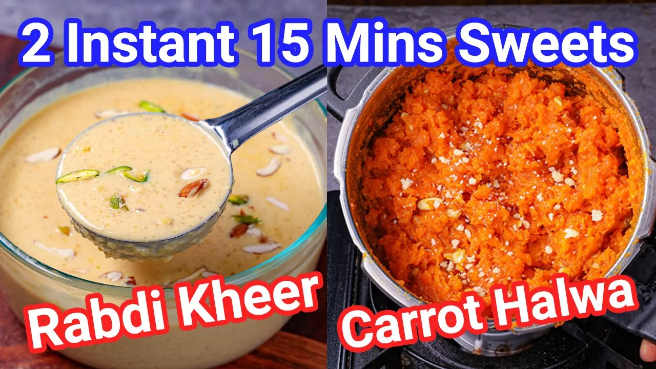 2 Instant 15 Mins Sweet Recipe for any Occasion   Quick & Easy Dessert Recipes in Cooker