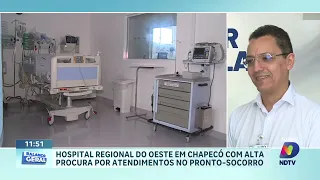 Aumento de atendimentos no HRO leva hospital a preparar novos leitos