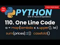 One Line Code in Python One-Liners Everyday