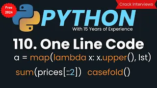 One Line Code in Python One-Liners Everyday