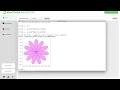 Plot a beautiful flower with Python
