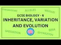 AQA GCSE Biology in 10 Minutes Topic 6 - Inheritance Variation and Evolution