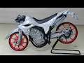 Cara Membuat Miniatur KLX Silver Terbaru || Miniatur motor drag