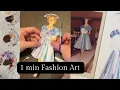 Vintage Fashion Immortalized My Mixed Media Collage of a 1960 Bridesmaid Dress