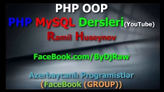 php oop destruct ve construct ders5