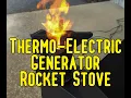 Thermo Electric Generator 50BMG Rocket Stove