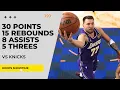 Luka Doncic 30 Points 15 Rebs 8 Assists 5 Threes vs Knicks I 25-26 NBA Season