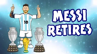 Messi retires from Argentina😭