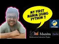 I created my first ever MANIM animation using PYTHON