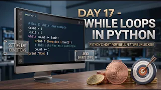 Day 17 - While loops in python