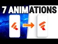 Top 7 Flutter Animations