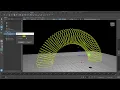 Create Curves from Animated Objects in Maya Python Script Tool