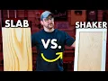 How To Build DIY Cabinet Doors The EASY Way Shaker vs Slab