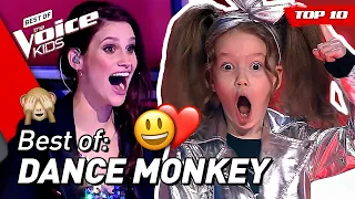 the best dance monkey covers in the voice kids top 5