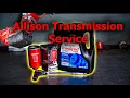How To Change Allison 1000 Transmission Oil and Spin On Filter GM Duramax Trucks