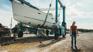 Our SALVAGE Sailboat KEEL install | Expedition Evans 24