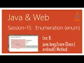 Enumeration enum in Java java lang Enum Class ordinal Method in enum Java