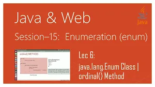 Enumeration enum in Java java lang Enum Class ordinal Method in enum Java