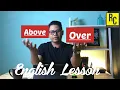 Penggunaan above and over || English lesson