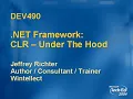TechEd 2004 - NET Framework CLR Under the Hood