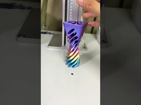 3D Printed Spiral Cone Fiddle, it is too decompressing #toys #toy #kibtoys #cooltoys #funnytoy