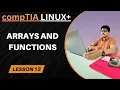 Topic - Arrays Functions in Bash Script Shell Scripting CompTIA Linux