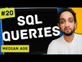 Median Age - SQL Interview Query 20 SQL Problem Level MEDIUM