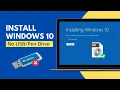 How to Install Windows 10 Directly from ISO No USB Needed