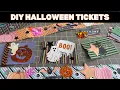 Decorate Halloween Tickets DIY Ephemera Free Printable