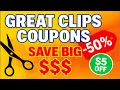 Great Clips Coupons 2025 5 Off Haircut 50 Off Storewide Promo Codes