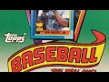 Building a 1990 Topps Master set cello box break and baseball talk