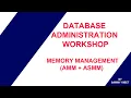 Oracle Database Memory Management AMM ASMM