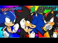 Sonic and Shadow VS DeviantArt FT Tails