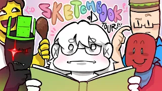 Mas... SÓ TEM FORSAKEN??? TOUR PELO MEU SKETHBOOK!!! Maio de 2025 - Julho de 2025