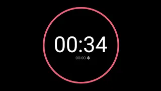 34 Second Countdown Timer iPhone Timer Style
