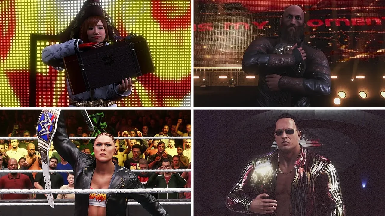 WWE 2K20 Championship Entrances: The Rock, Kairi Sane, Ronda Rousey, Tommaso Ciampa & More!